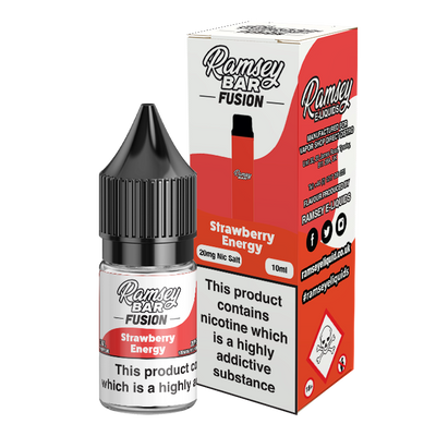 Ramsey Bar Fusion Strawberry Energy 10ml Nic Salt